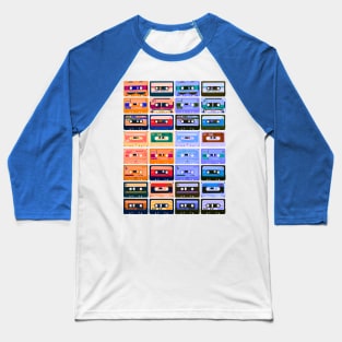 Retro Cassette Tapes Baseball T-Shirt